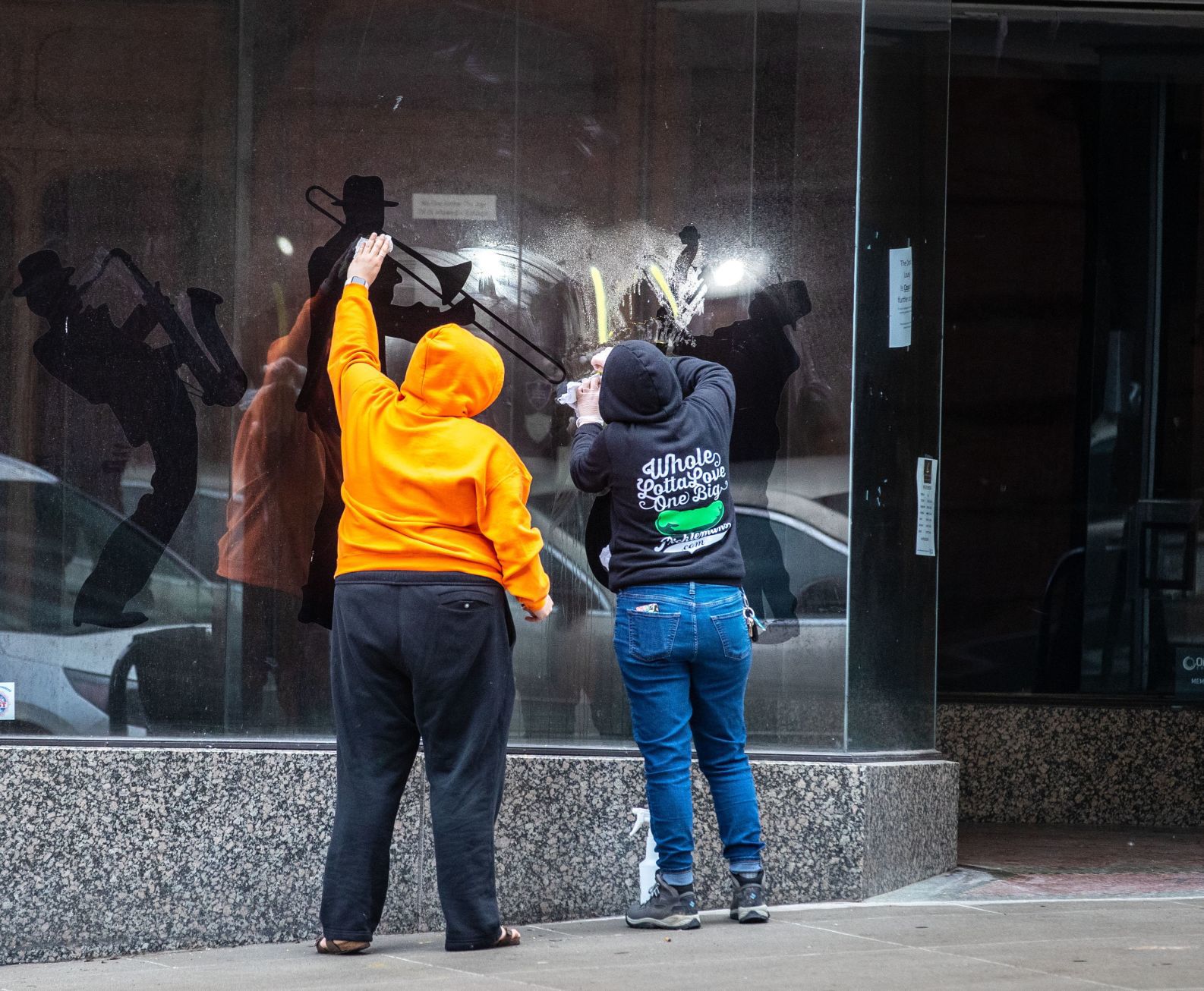 Protest Damage